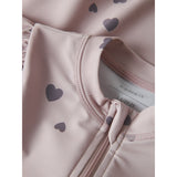 Name It Burnished Lilac Nmfzippa 3/4 Uv Baddräkt