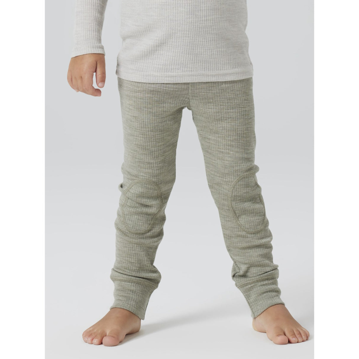 Name It Mulled Basil Nmnwax Ull Rib Leggings Noos