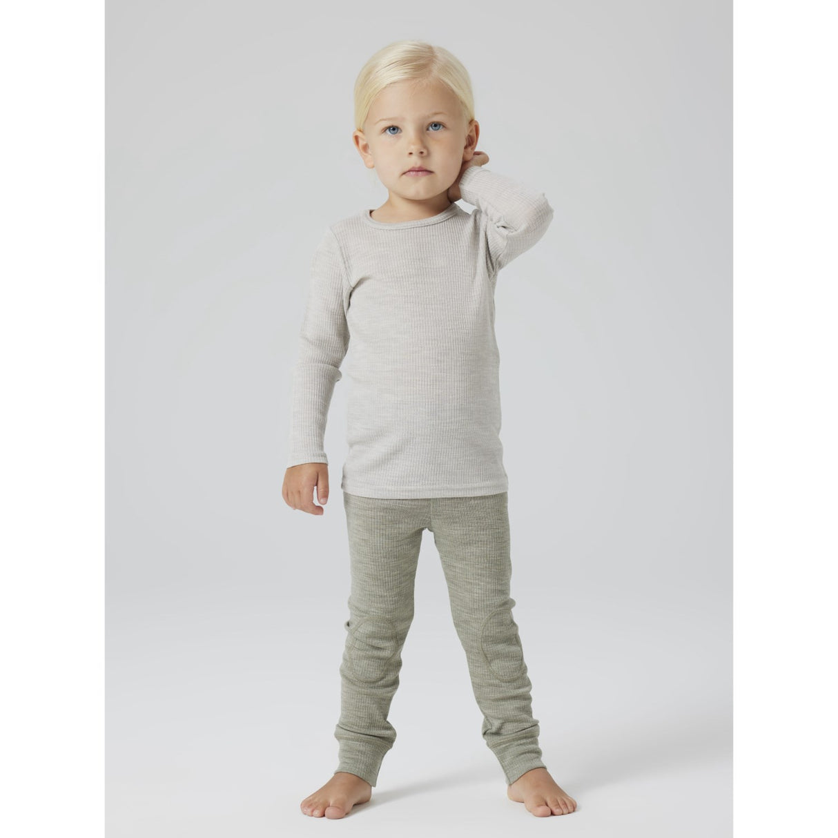 Name It Mulled Basil Nmnwax Ull Rib Leggings Noos