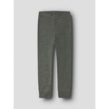 Name It Mulled Basil Nmnwax Ull Rib Leggings Noos