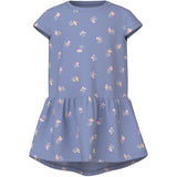 Name It Purple Impression Floral Bundles Nmfvigga Capsl Klänning F1 Noos