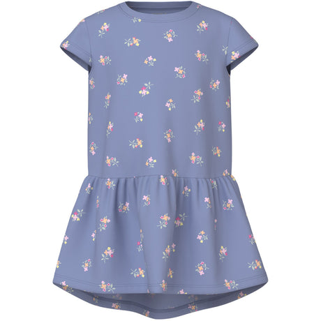 Name It Purple Impression Floral Bundles Nmfvigga Capsl Klänning F1 Noos