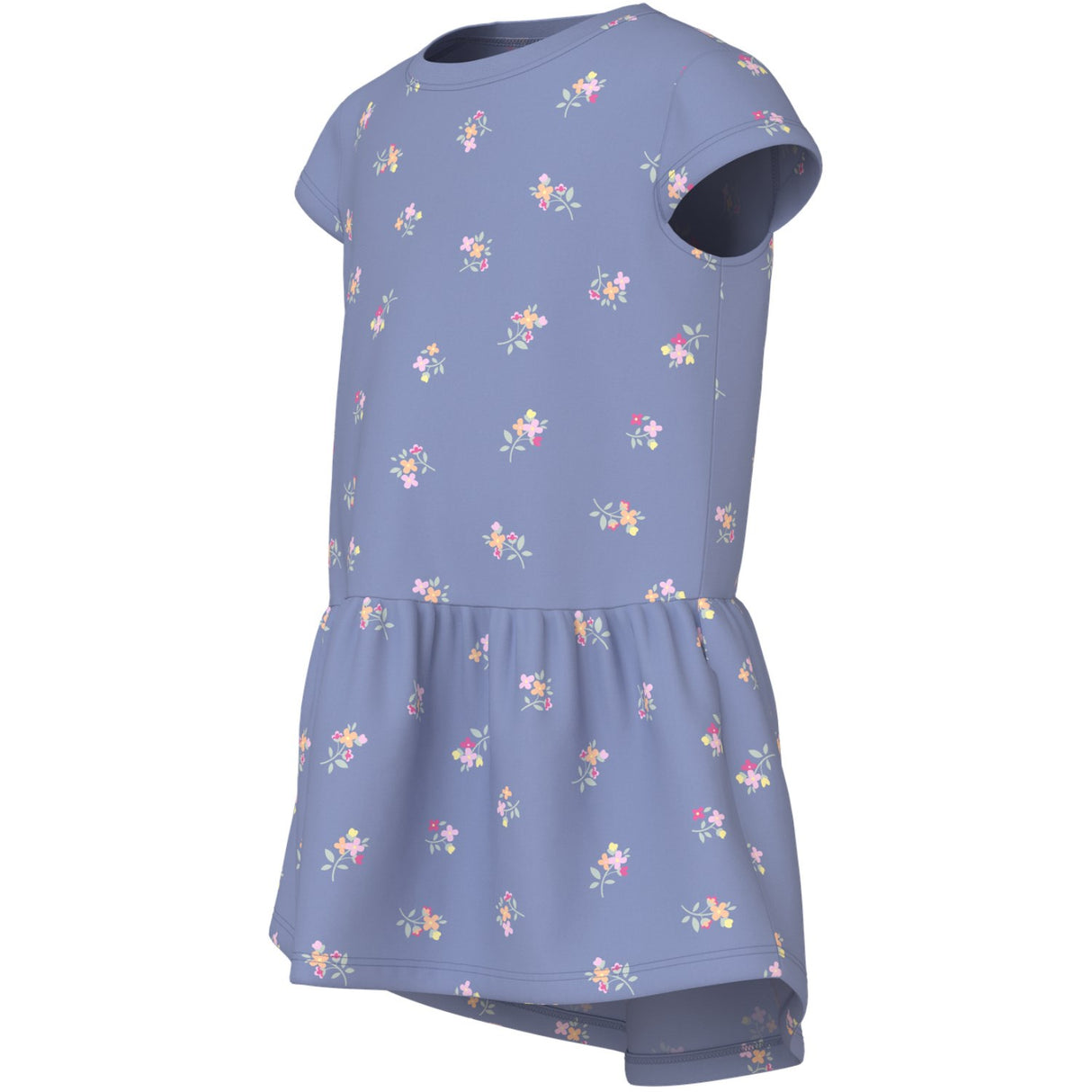 Name It Purple Impression Floral Bundles Nmfvigga Capsl Klänning F1 Noos