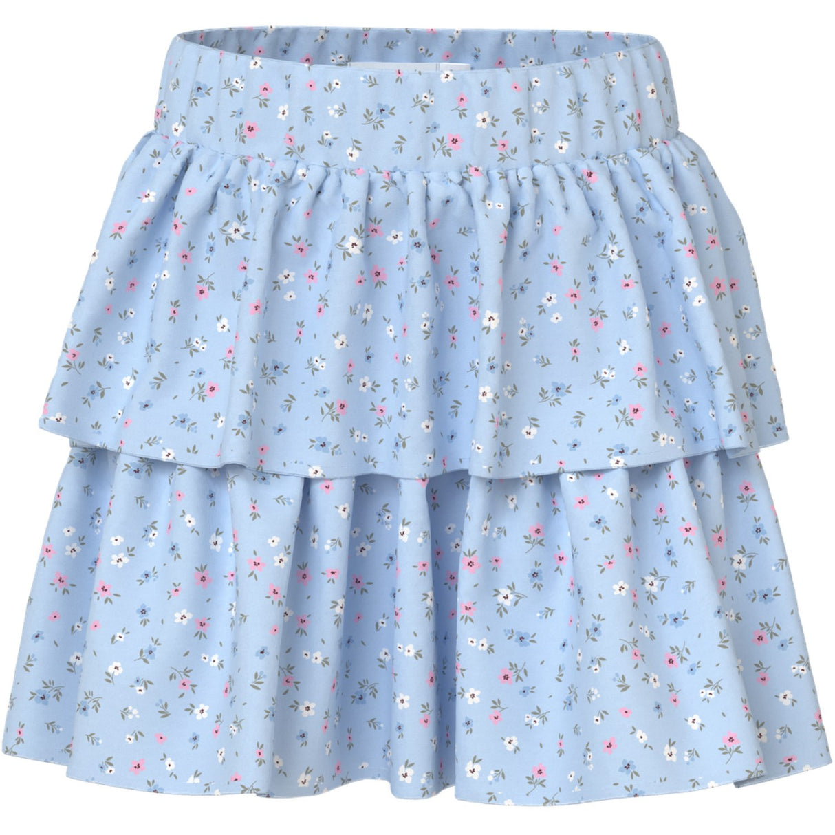 Name It Ice Water Small Floral Nkfvinaya Kjol Fff Noos