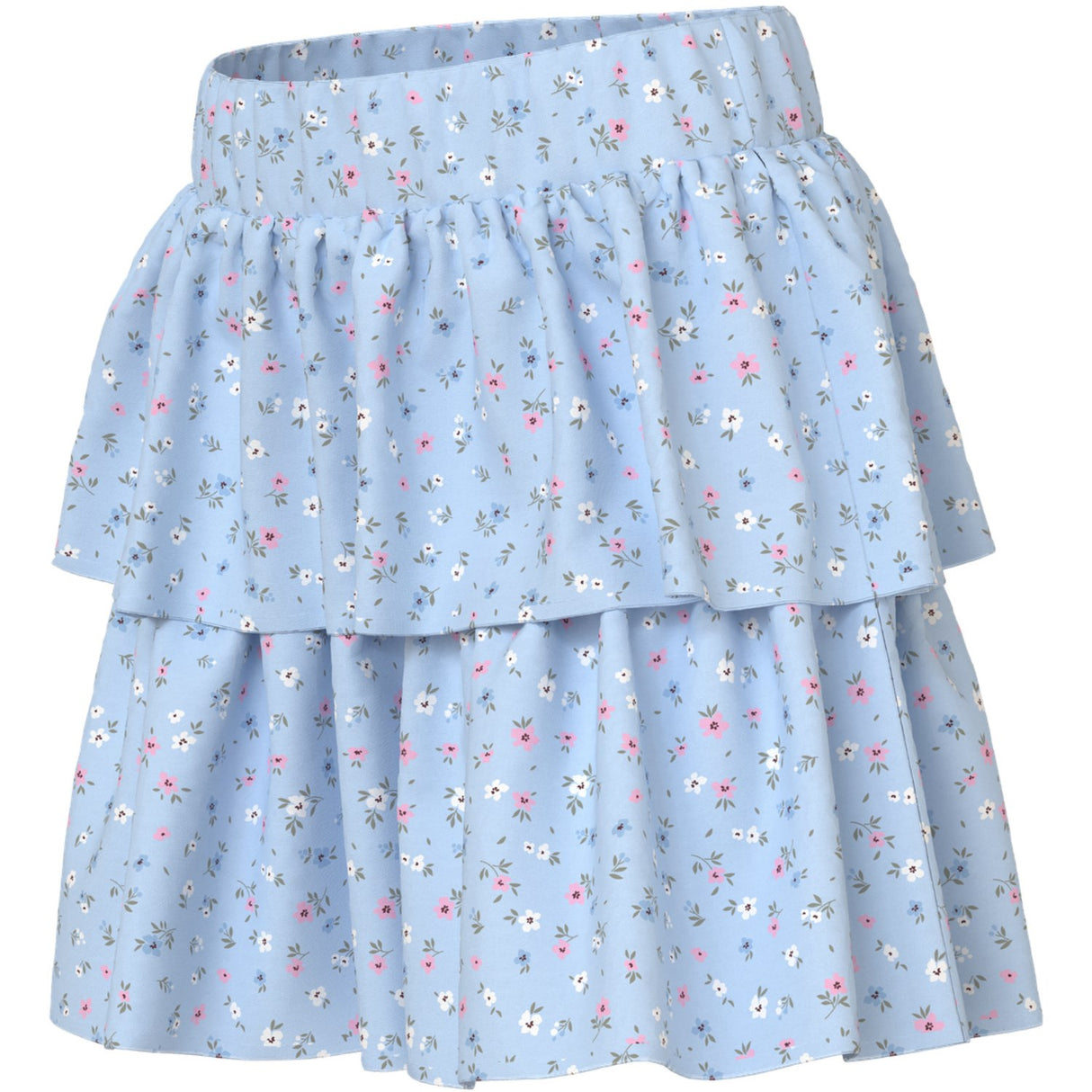 Name It Ice Water Small Floral Nkfvinaya Kjol Fff Noos