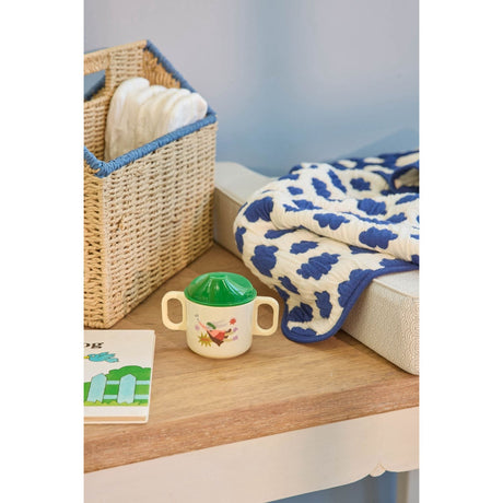 Rice Melamin 2 Handle Baby Kopp Med Hero Print - Green - 250 Ml