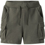 Name It Dusty Olive Oli Sweat Shorts Noos