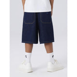Name It Dark Blue Denim Unwashed Nkmben X Skater Dnm Bermuda 8649-By Noos