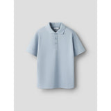 Name It Blue Fog Nkmkally Ss Nreg Pikétröja Noos