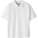 Name It Bright White Nkmkally Ss Nreg Pikétröja Noos