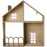Rice Paper Rope Hylla In House Shape Med Pink Details