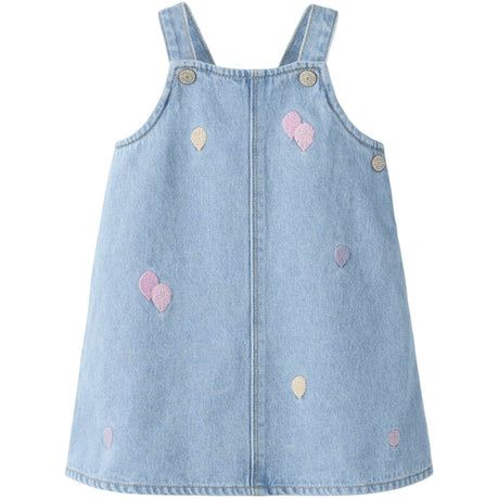 Name It Medium Blue Denim Balloons Nbfsilla Dnm Haklapp Kjol 4999-Za