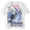 Name It Bright White Nkffora Stitch Ss Nreg Topp Box Noos Wdi
