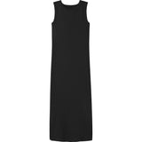 Name It Black Nkfnakal Sl Slim Maxi Klänning Noos