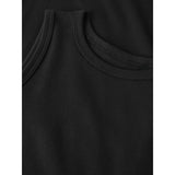 Name It Black Nkfnakal Sl Slim Maxi Klänning Noos