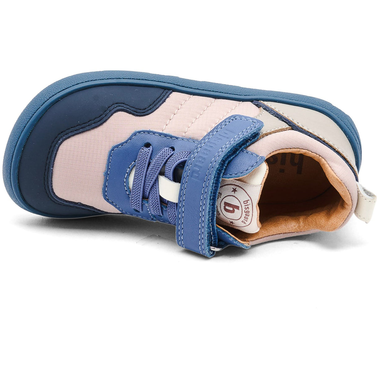 Bisgaard Navy Barefoot Baloo Kardborreband Skor