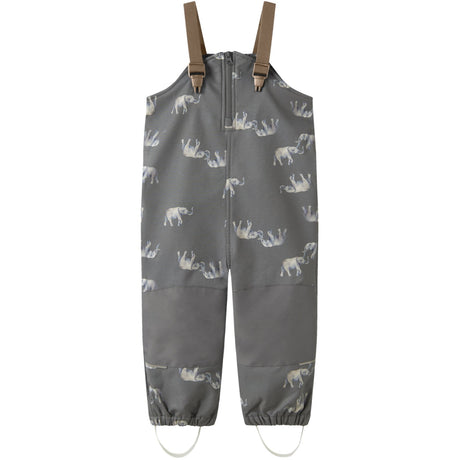 Name It Quiet Shade Elephant Nmmalfa08 Softshell Haklapp Byxor AOP Fo