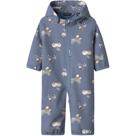Name It Country Blue Cute Explorer Nbmalfa08 Softshell Dräkt AOP Fo