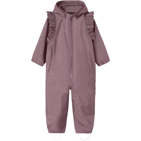 Name It Wistful Mauve Nmfalfa08 Softshell Dräkt Frill Foil Fo