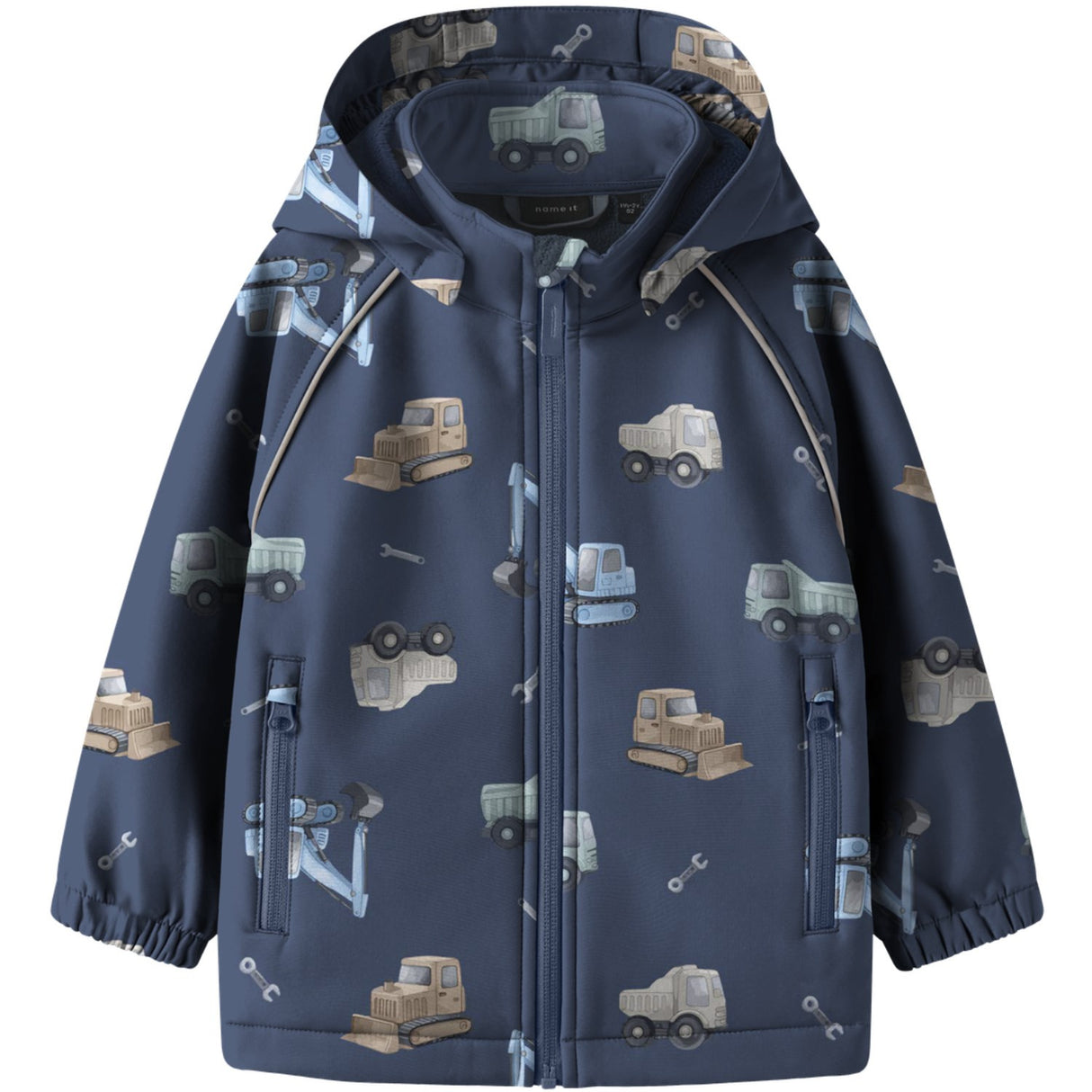 Name It Oceana Construction Nmmalfa08 Softshell Jacka AOP2 Fo
