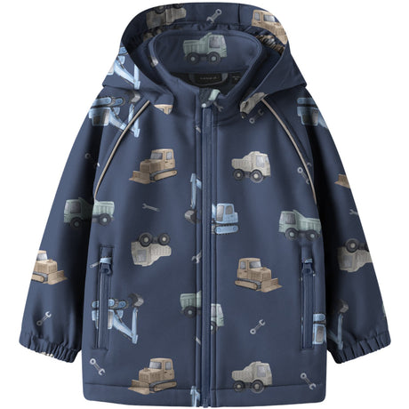 Name It Oceana Construction Nmmalfa08 Softshell Jacka AOP2 Fo