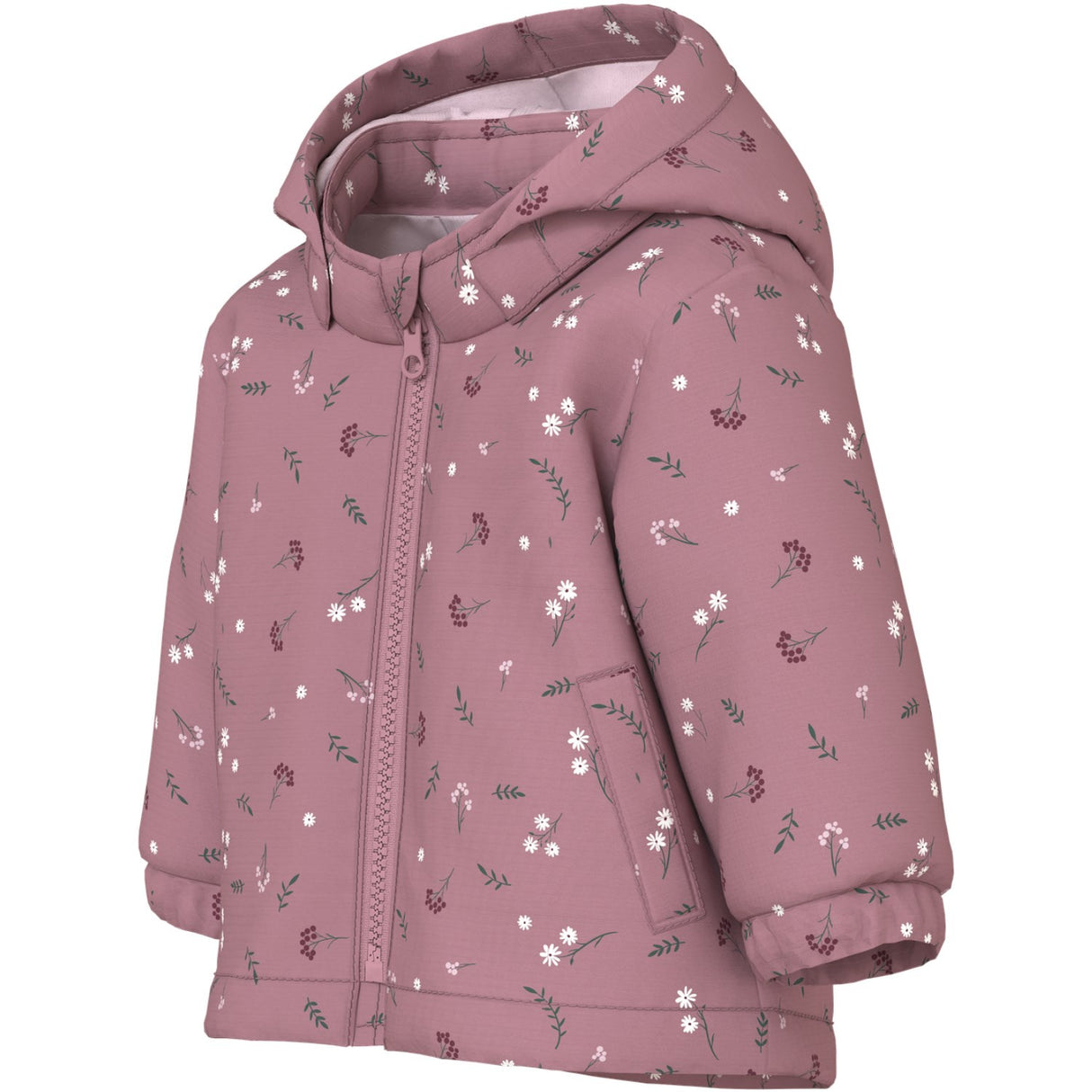 Name It Wistful Mauve 2 Petite Flower Nbfmaxi Jacka Pa AOP1