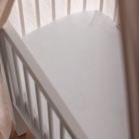 Sebra White Jersey Ark For Crib