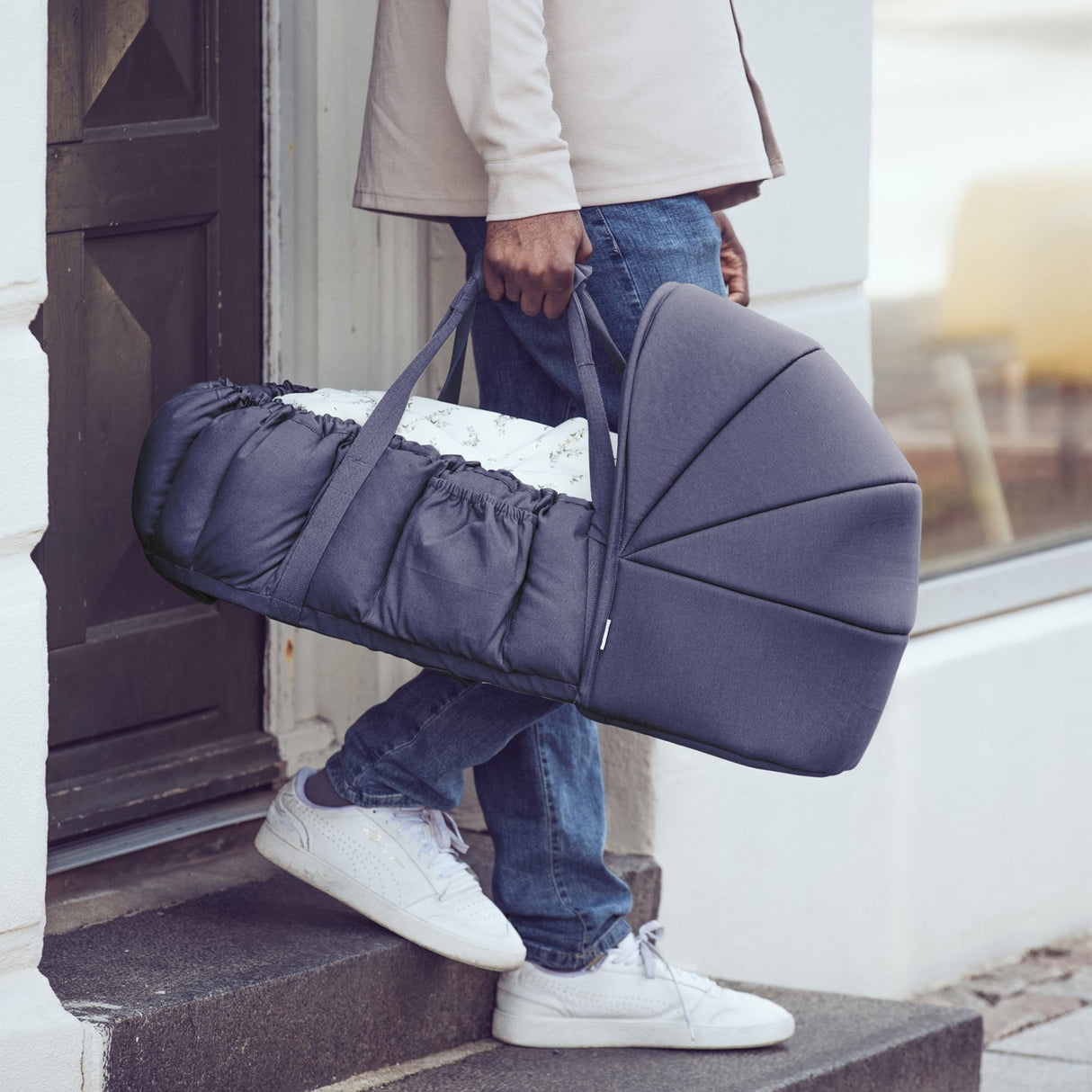 Sebra Blue 3-In-1 Baby Nest