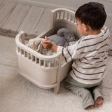 Sebra Birchbark Rose Doll's Säng Och Madras