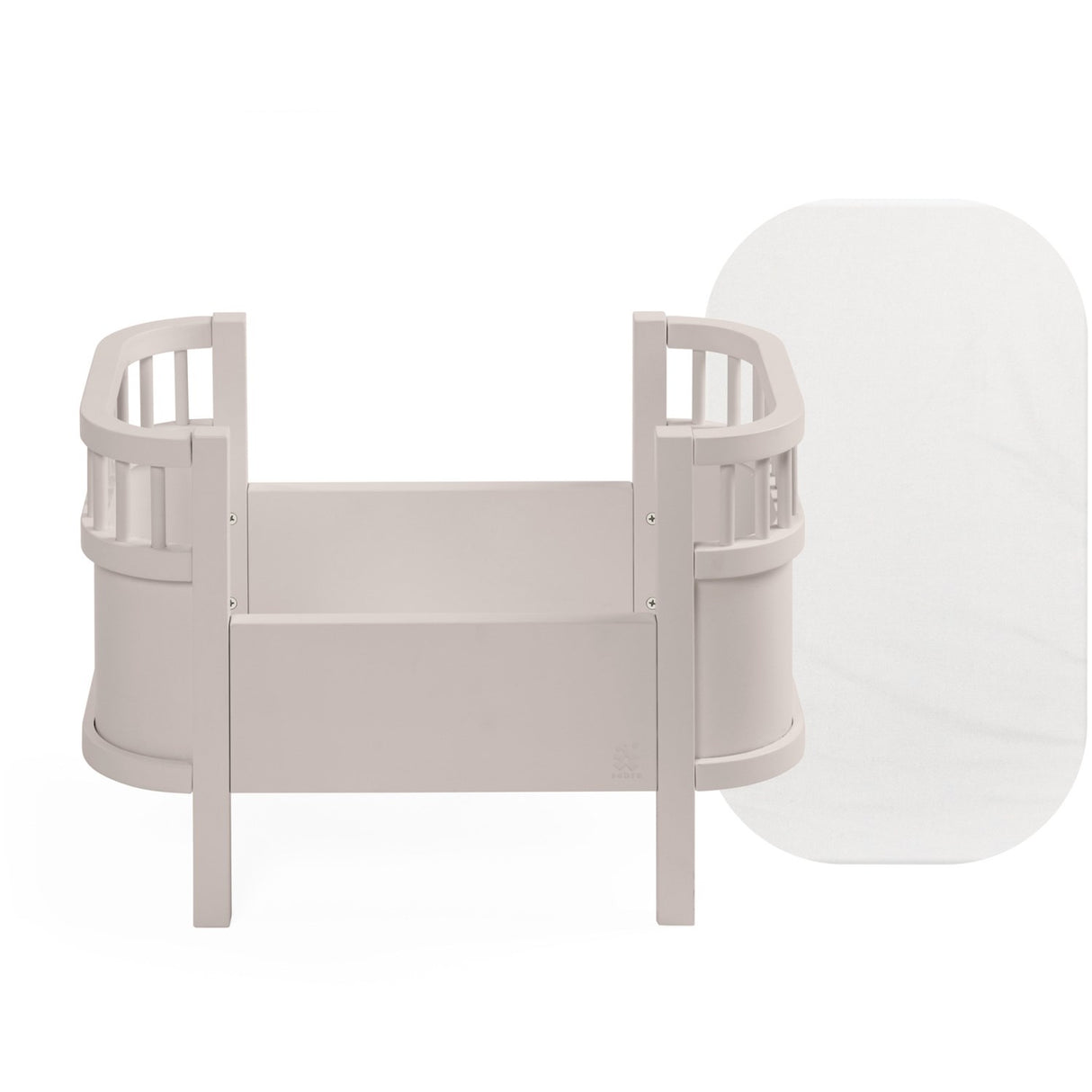 Sebra Birchbark Rose Doll's Säng Och Madras