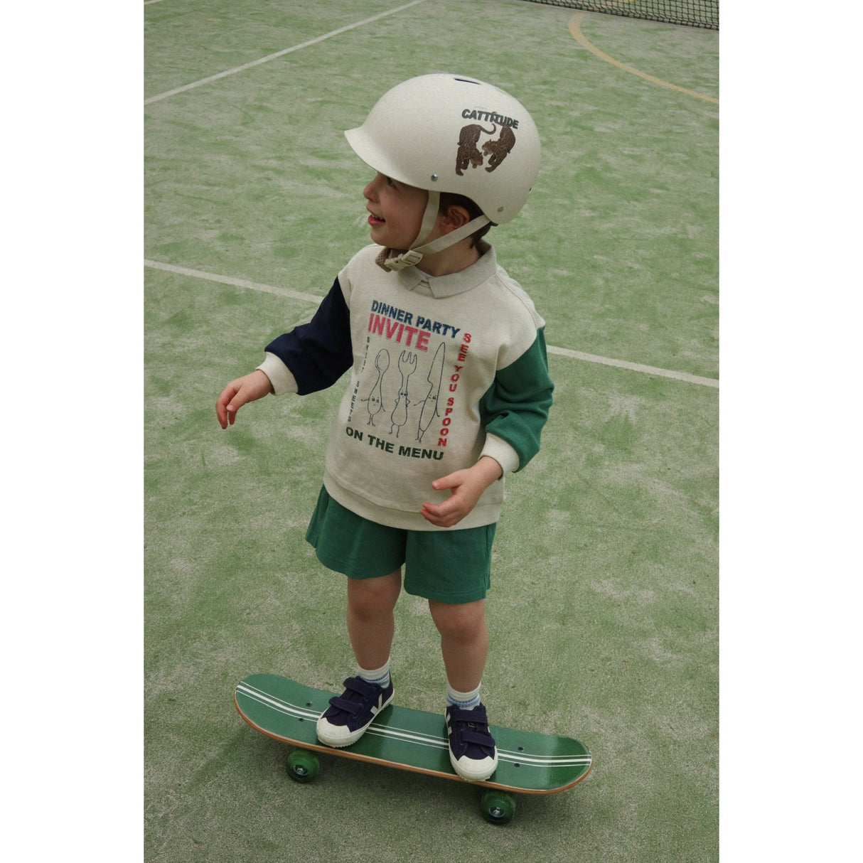 Konges Sløjd Multi Color Spotty Ls Pikétröja Gots