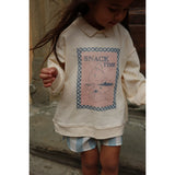 Konges Sløjd Buttercream Spotty Ls Pikétröja Gots