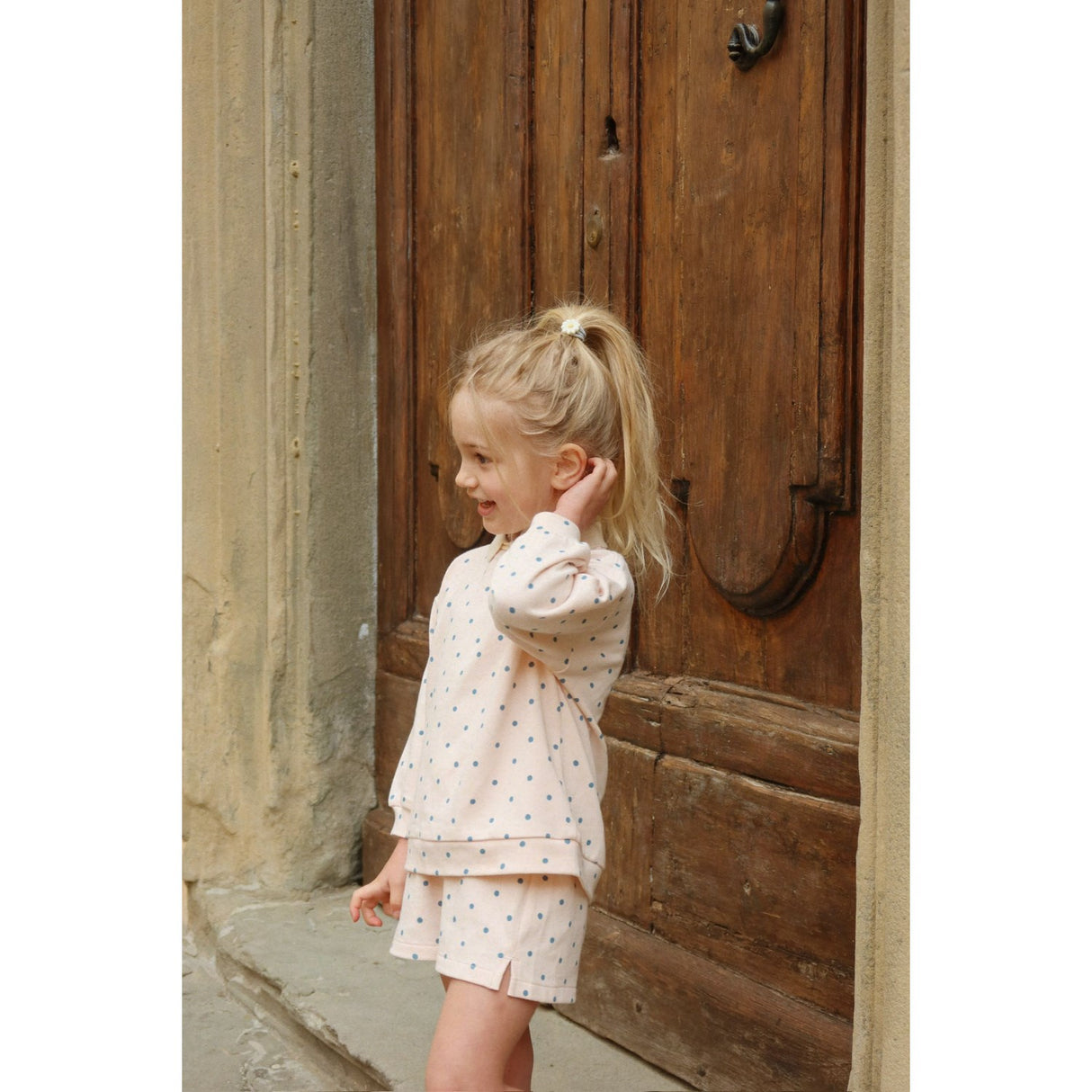 Konges Sløjd Rosewater Dot Spotty Ls Pikétröja Gots