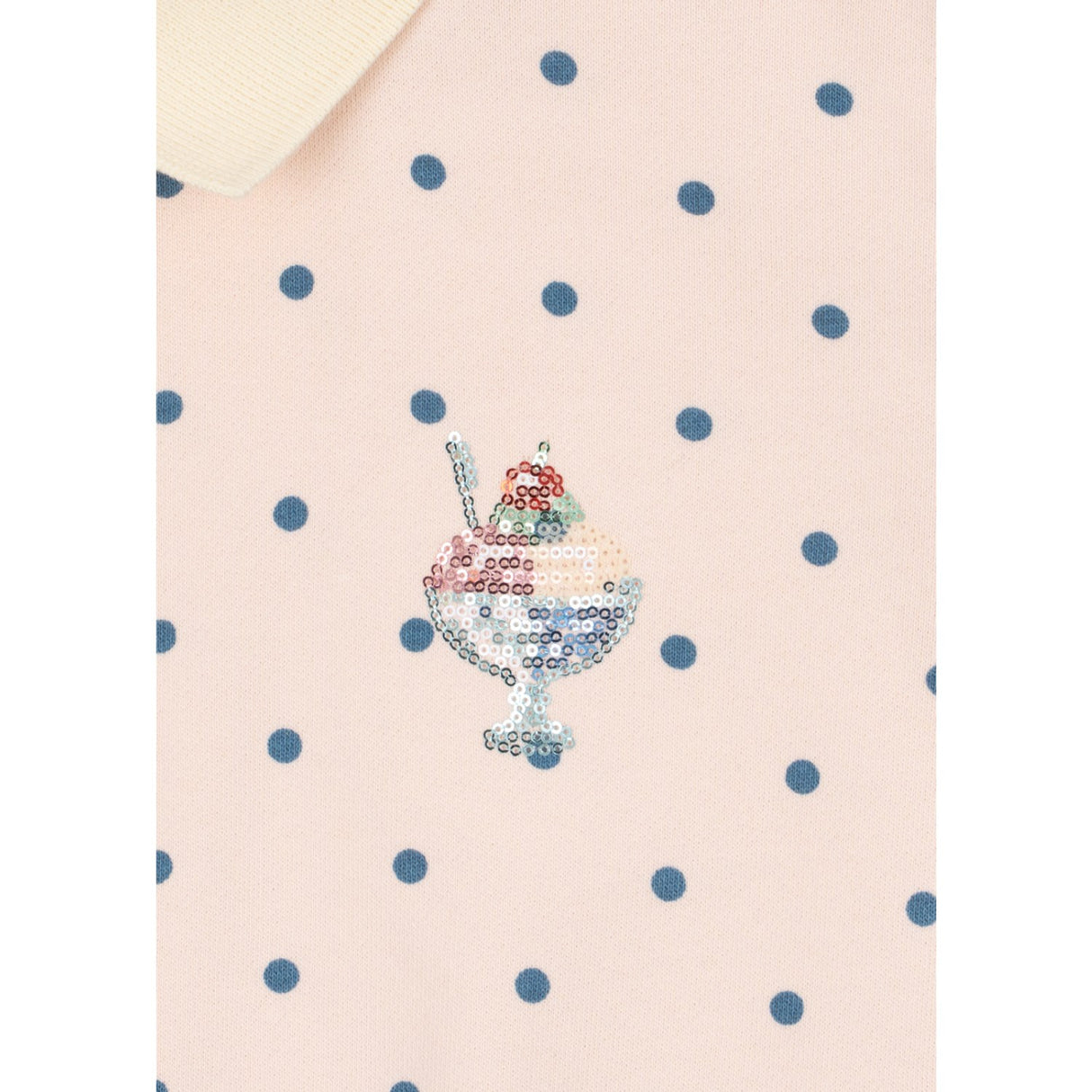 Konges Sløjd Rosewater Dot Spotty Ls Pikétröja Gots