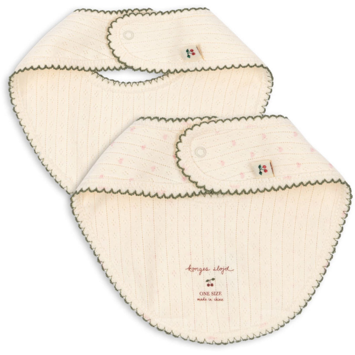 Konges Sløjd Minnie Coeur Minnie 2 Pack Haklapp