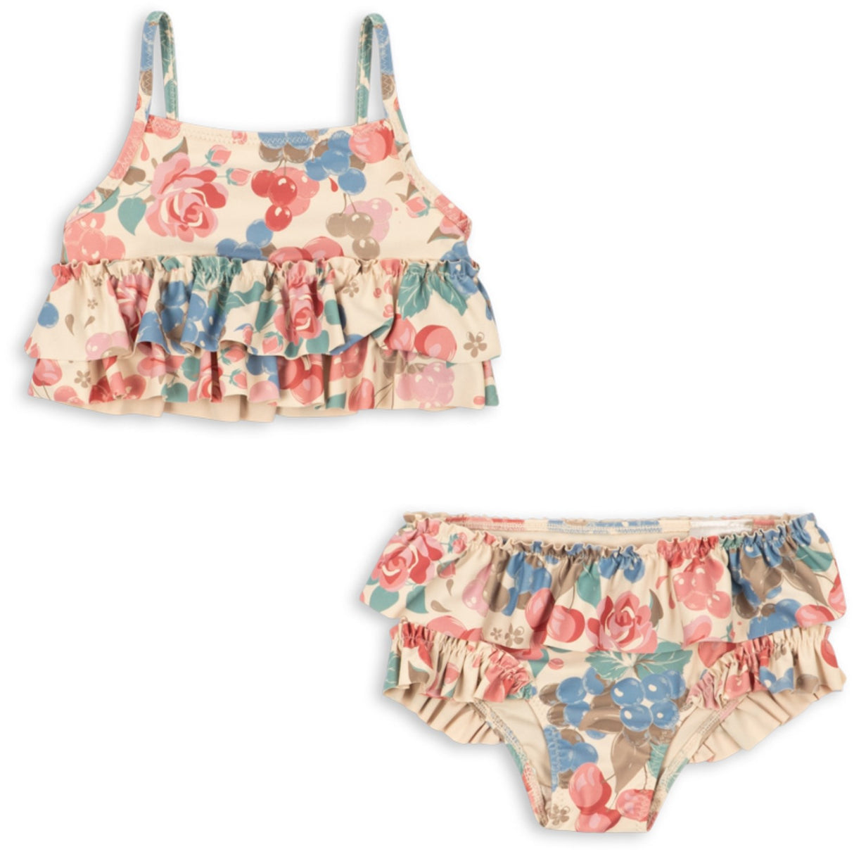 Konges Sløjd Bloomiegrape Manuca Frill Bikini Grs