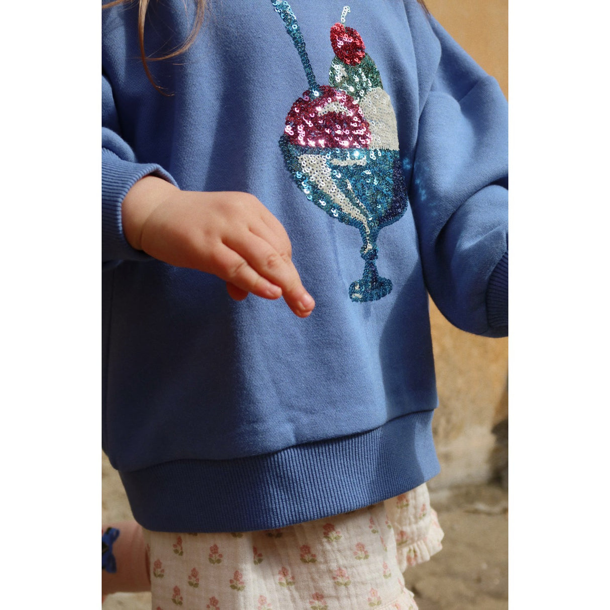 Konges Sløjd Colony Blue Loumilla Sweat Skjorta Ocs