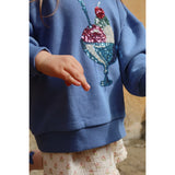 Konges Sløjd Colony Blue Loumilla Sweat Skjorta Ocs