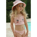 Konges Sløjd Powder Pink Kitty Swim Mössa Grs