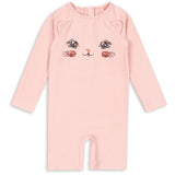 Konges Sløjd Powder Pink Kitty Onesie Grs