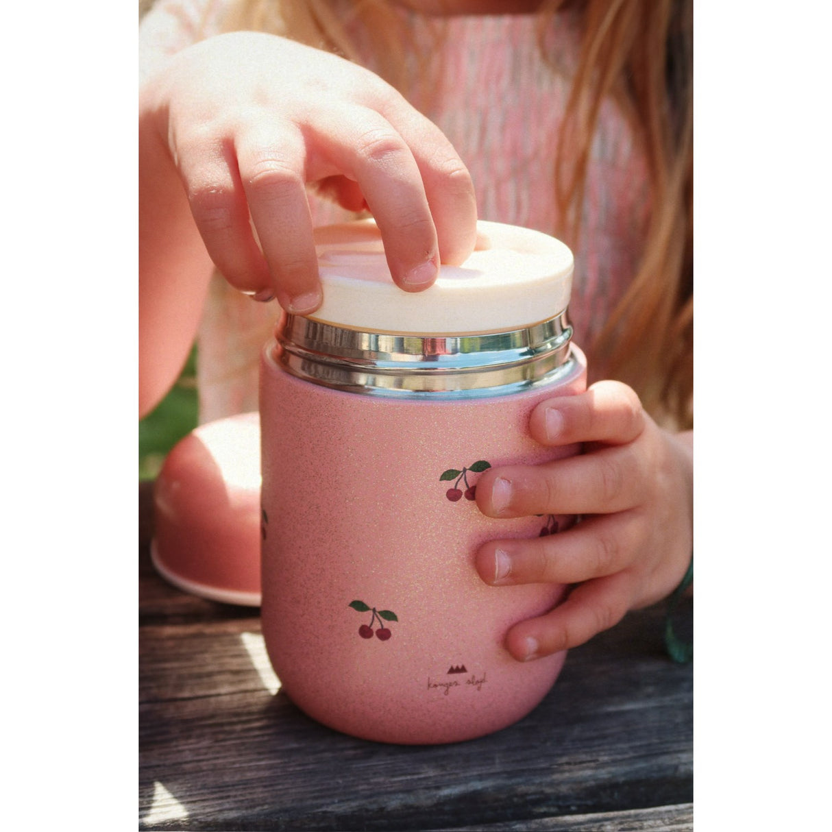 Konges Sløjd Cherry Glitter Glitter Thermo Food Jar