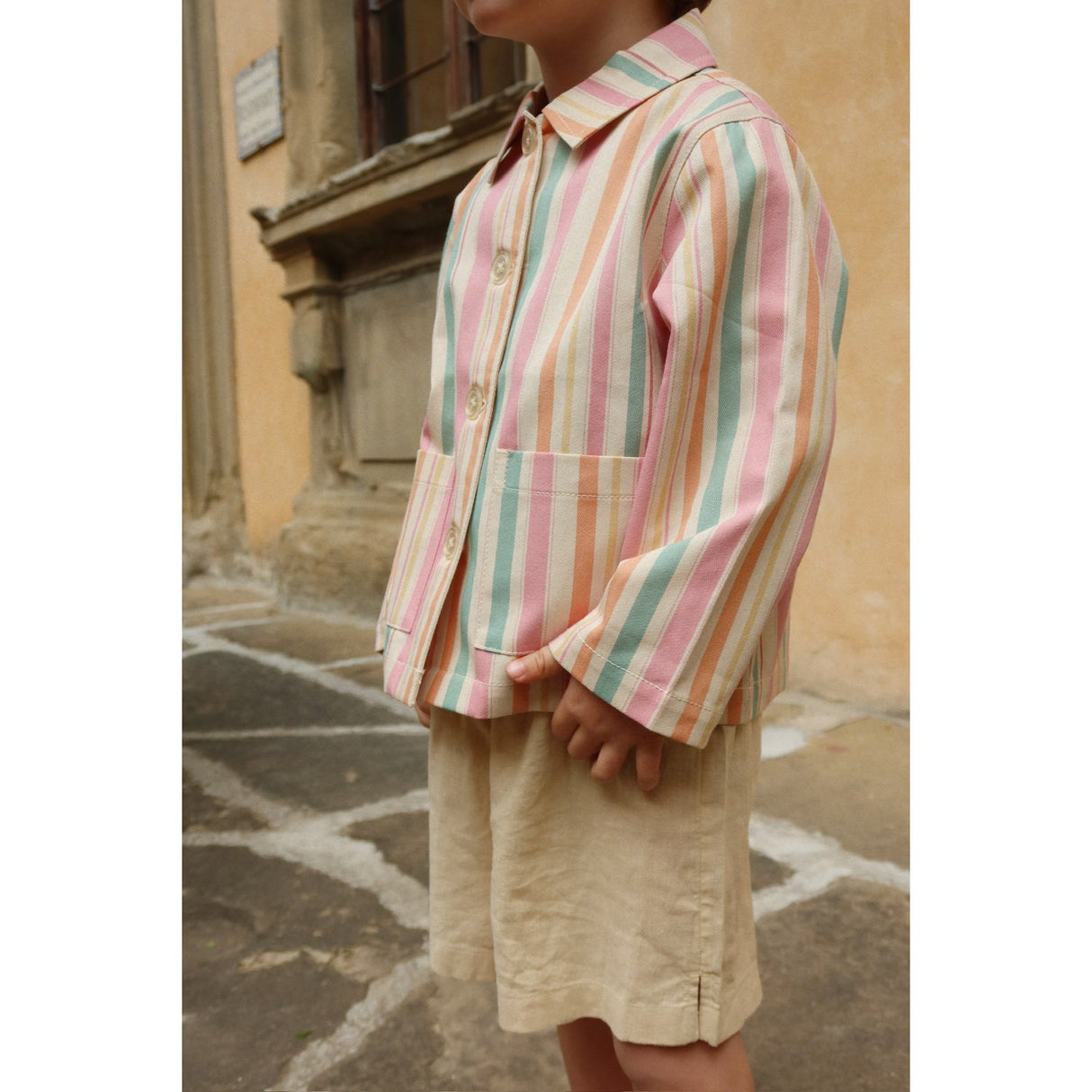 Konges Sløjd Miami Stripe Frankie Skjorta Jacka Gots