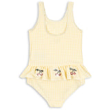 Konges Sløjd Banana Almond Check Etta Baddräkt