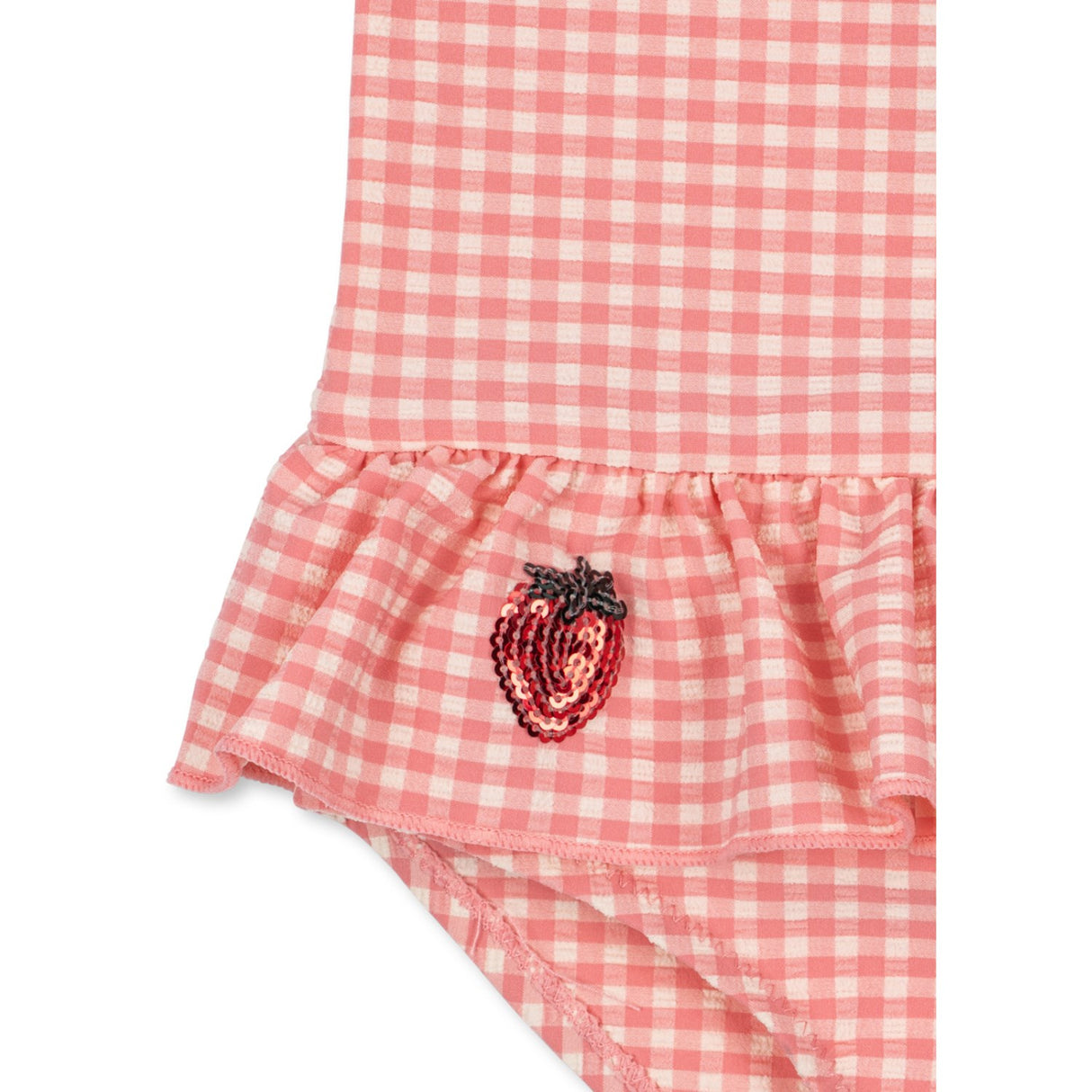 Konges Sløjd Geranium Pink Etta Ls Baddräkt