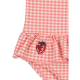 Konges Sløjd Geranium Pink Etta Ls Baddräkt