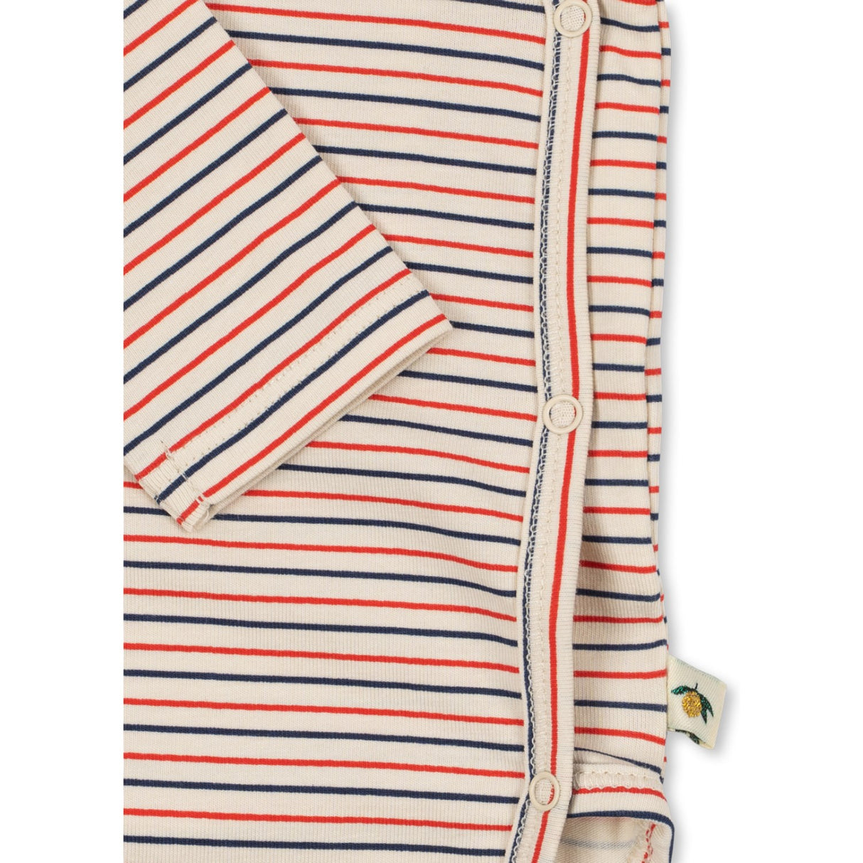 Konges Sløjd Stripe Tricolore Petit Basic Ls Newborn Body Gots