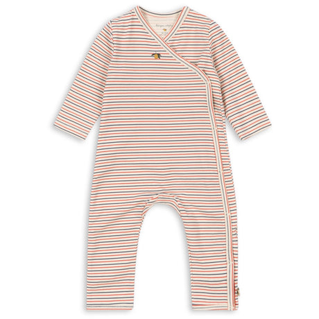Konges Sløjd Stripe Tricolore Petit Basic Newborn Onesie Gots