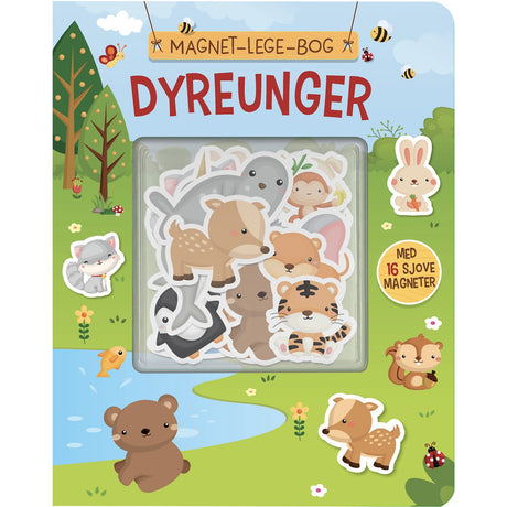 Forlaget Tukan Magnet-lege-bog: Dyreunger