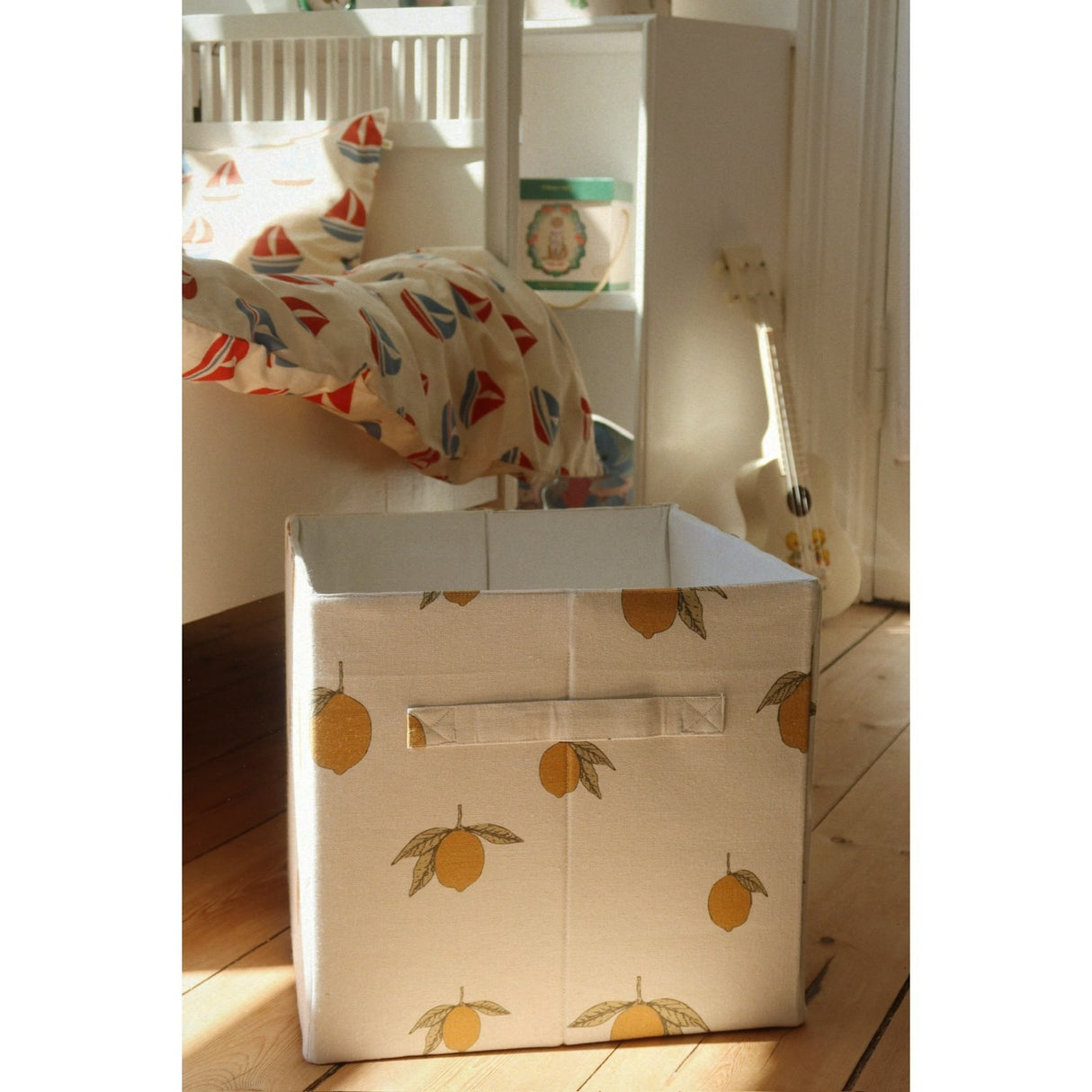 Konges Sløjd Lemon Tyg Förvaring Baskets 2 Pcs