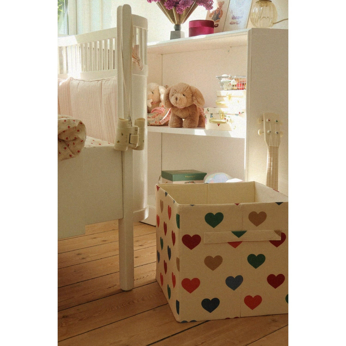 Konges Sløjd Coeur Coloré Tyg Förvaring Baskets 2 Pcs